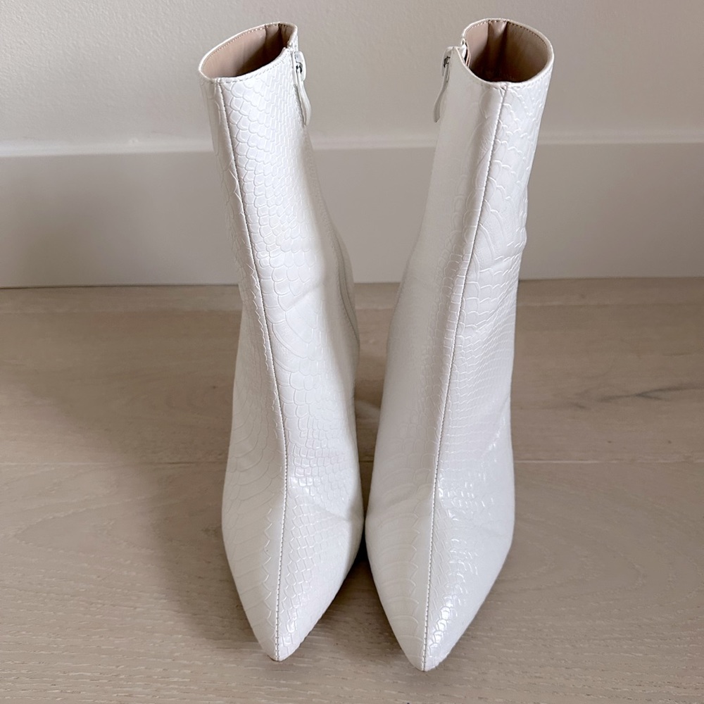 Plt White Croc Booties - image 6